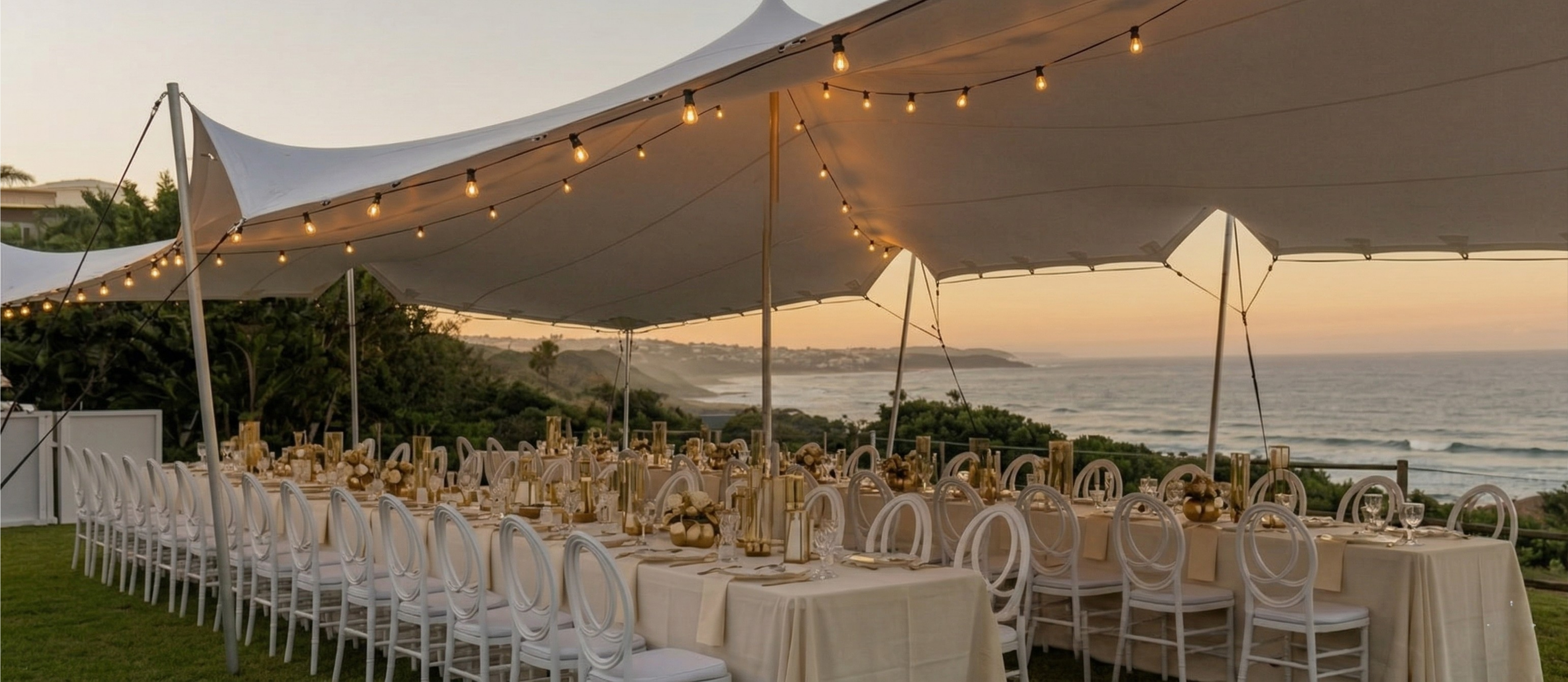 Elegant event setup by Luvo Events